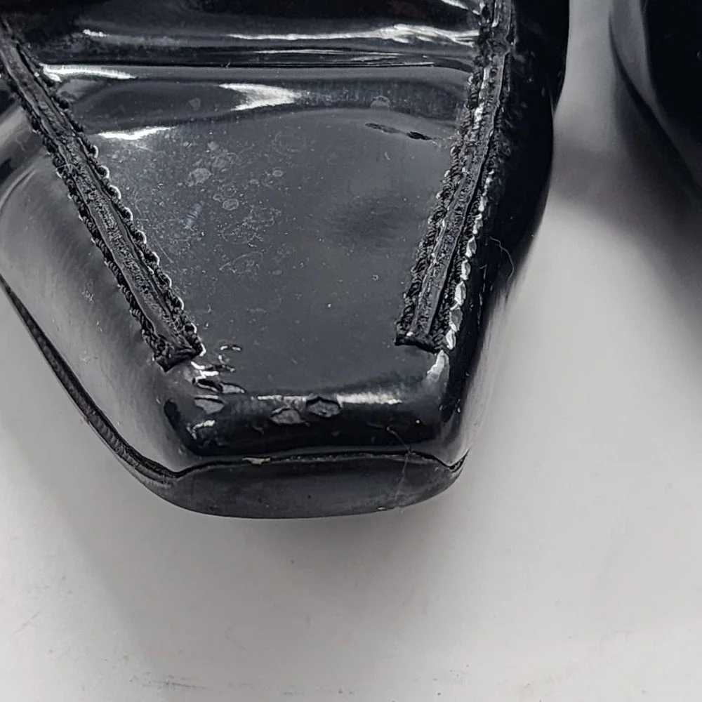 Tod's Black Patent‎ Leather Flats & Loafers Size 7